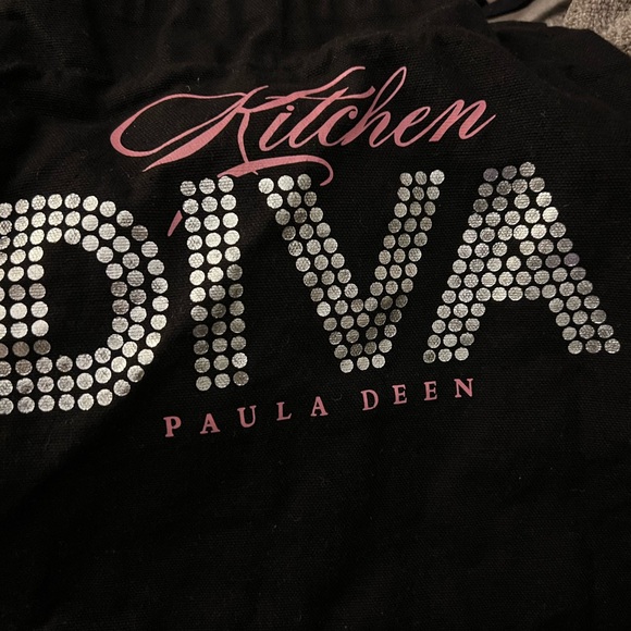 Paula Deen Black Kitchen Diva Apron - Picture 3 of 4